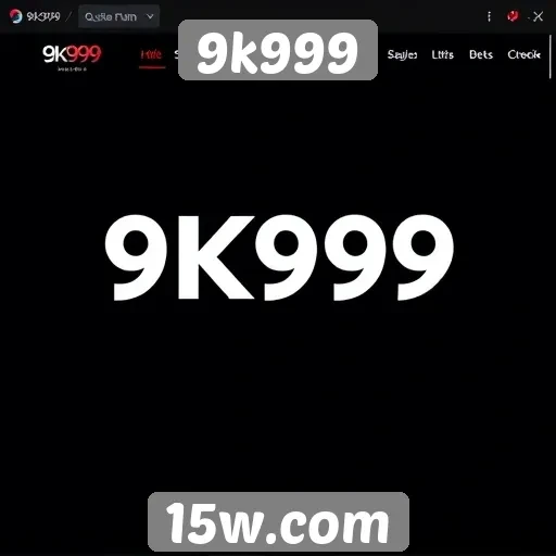 Experiência do usuário no site 9k999